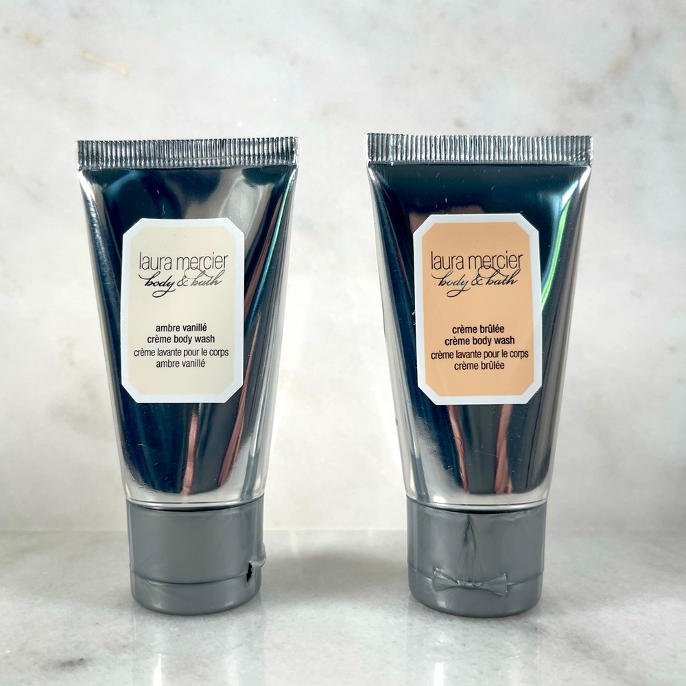 Laura Mercier Ambre Vanilla & Crème Brûlée Body Wash 30 ml Sealed Discontinued